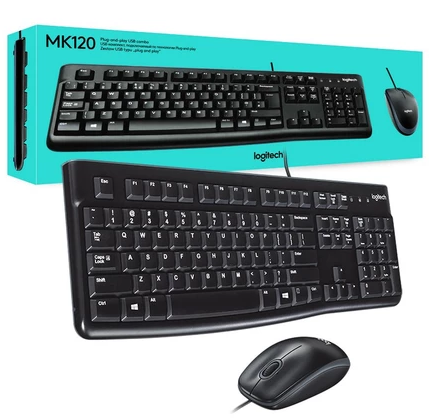 Keyboard Mouse Logitech MK120 Combo
