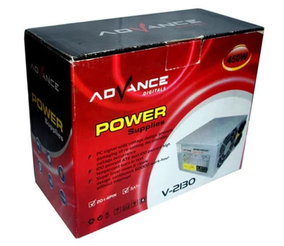 Advance V-2130 Power Supply 450 Watt 450w - Advan Power Supply PSU