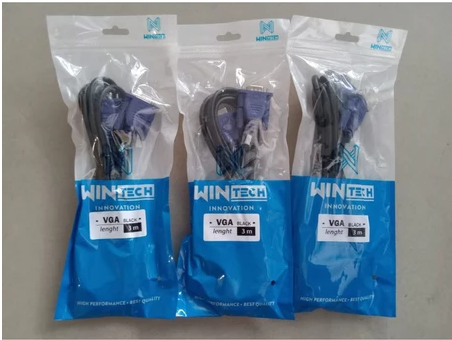 kabel Vga 3 m / Kable vga male male 3m / Kabel vga jantan jantan 3m / Cable VGA 3m