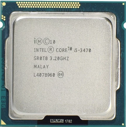 Processor Intel Core i5-3470 3.2Ghz Cache 6MB Tray Socket lga1155 h61 h 61 ddr3 ddr 3 soket LGA 1155 6 MB